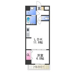 MANDARIN COURT　深井駅前の物件間取画像